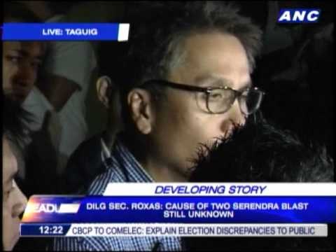Press conference: Mar Roxas on Two Serendra blast