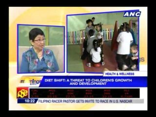 'Diet shift' a threat to children's growth, development