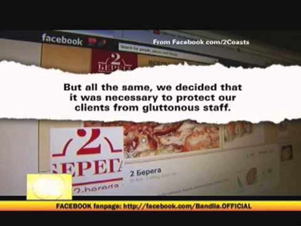 Pizza delivery guy caught eating toppings