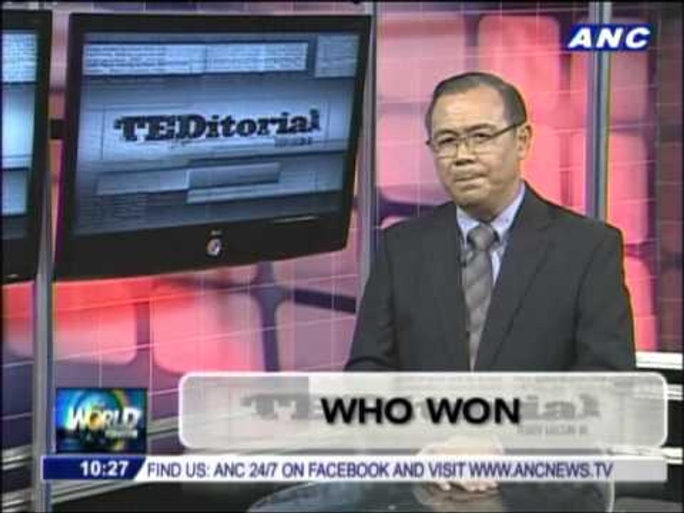 Teditorial: Who won