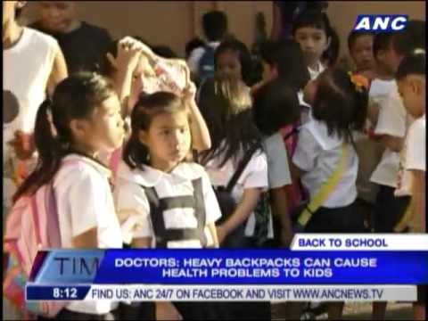 Students, parents warned vs heavy school bags