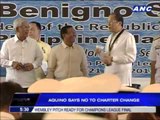 Aquino says no to charter change