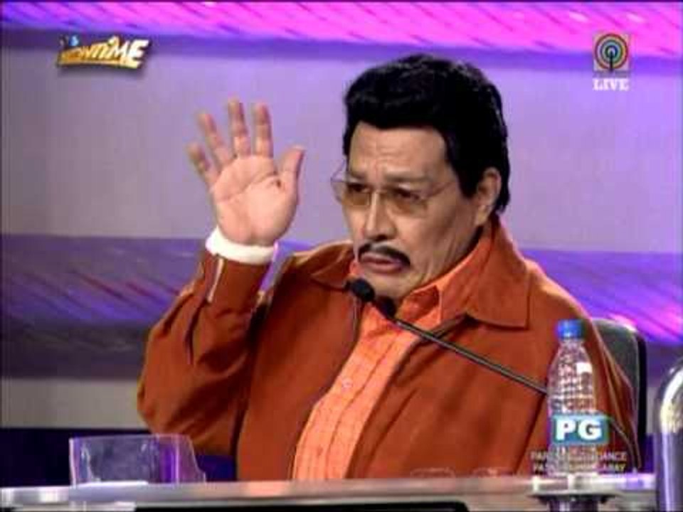 Willie Nepomuceno as Erap joins 'Showtime'