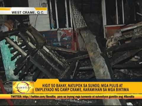 Fire destroys 50 houses in Quezon City