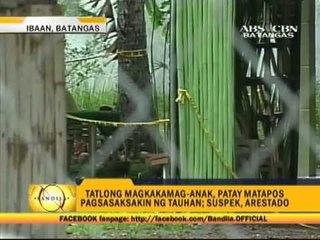 3 family members killed by helper