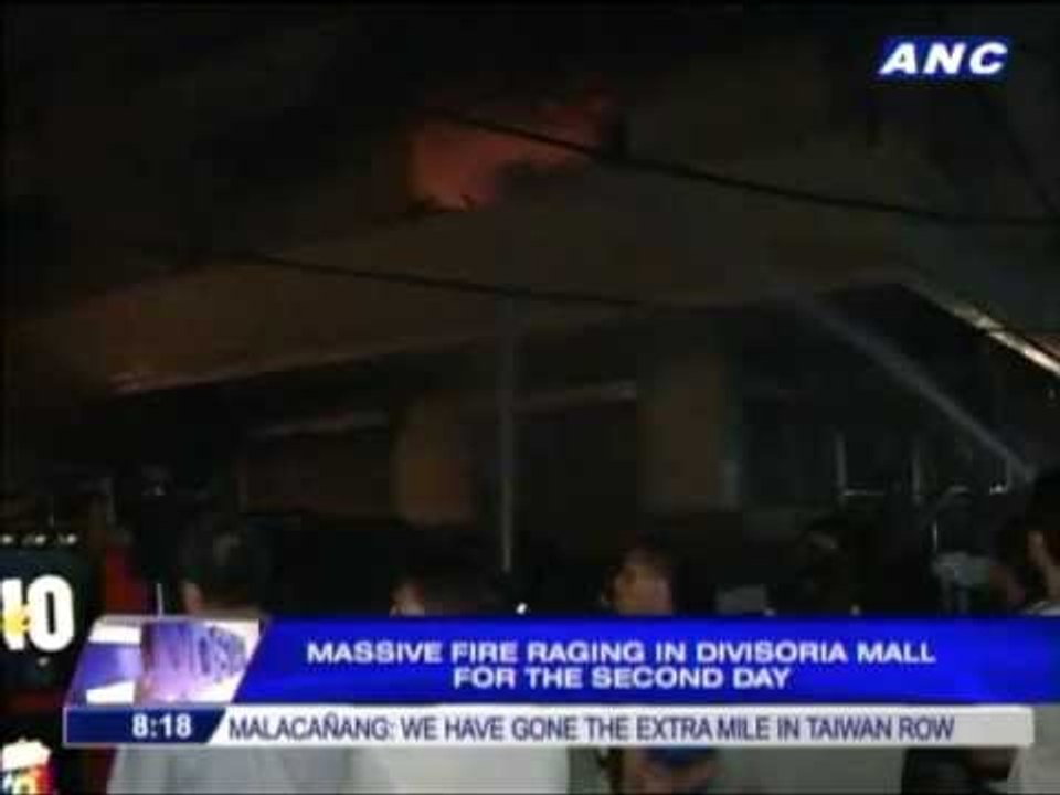After over 30 hours, Divisoria Mall blaze continues