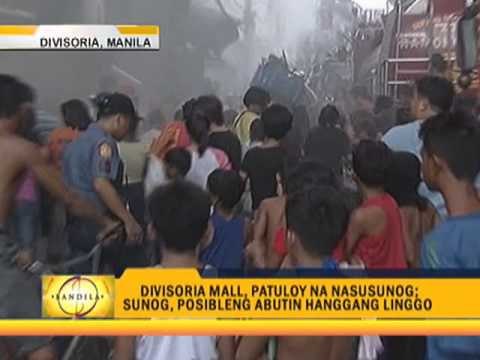 Divisoria Mall fire may last until Sunday