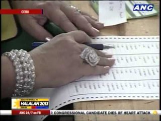 Annabelle Rama, Ruffa cast vote in Cebu