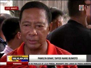 The Veep votes, sees victory for Binays