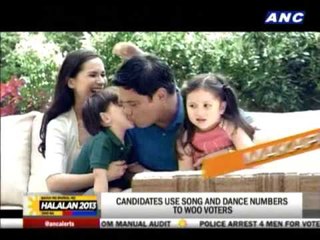 Candidates use song, dance to woo voters
