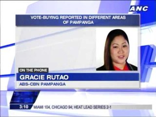 Alleged 'vote-buying' reported in Pampanga