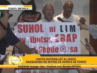 Download Video: UNA fires final salvo in Manila