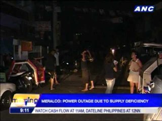 Download Video: Blackouts hit Metro Manila anew