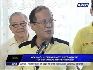 2 Team PNoy bets asked to set aside differences