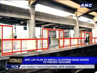 MRT, LRT to install platform doors to prevent suicides