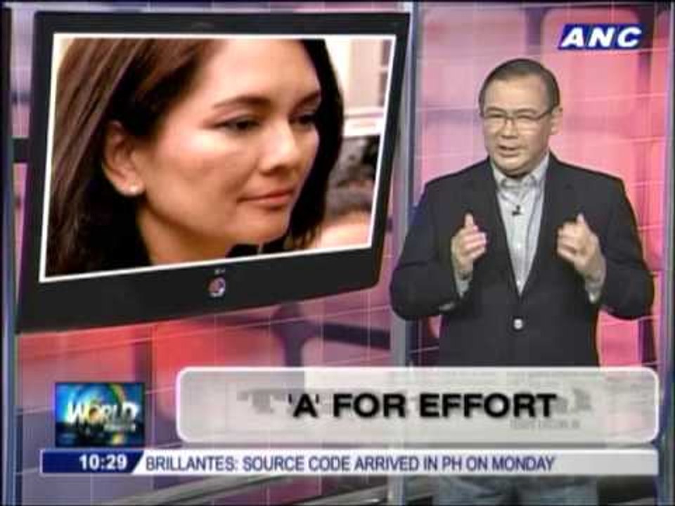Teditorial: 'A' for effort