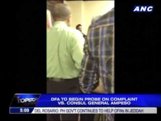 DFA to begin probe on 'rude' diplomat