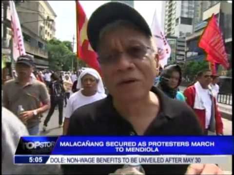 Activists blast PNoy for rejecting labor demands