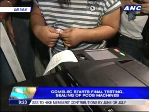 Final testing and sealing of PCOS machines begins