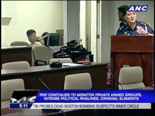 'Private armies' under tight watch, police say