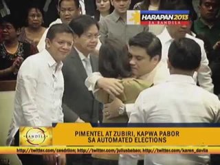 Harapan sa Bandila: Pimentel, Zubiri tackle automated polls