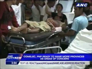 PNP, Comelec to name more 'areas of concern'