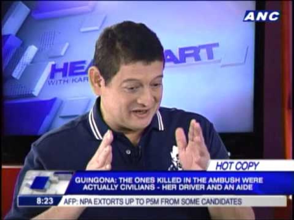 Guingona tells NPA Surrender culprits in attack