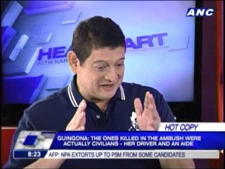 Guingona tells NPA Surrender culprits in attack