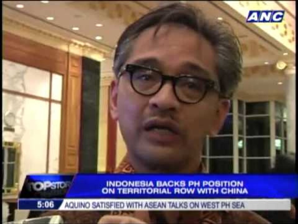 Indonesia backs PH position on territorial row with China