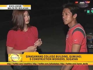5 hurt in Malolos building collapse
