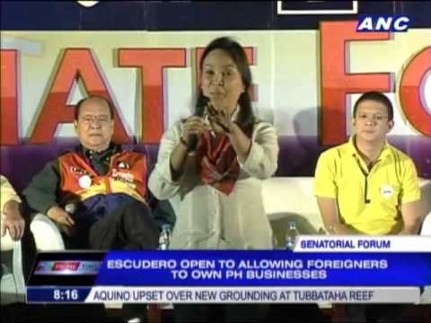 Senatorial bets debate on political dynasties