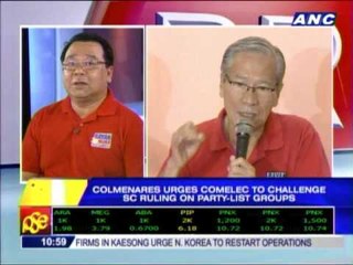 Comelec urged: Fight SC ruling on party-lists