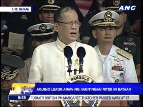 Aquino hails war veterans