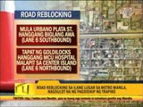 Metro road reblocking causes heavy traffic