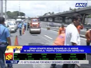 DPWH starts road repairs in 12 MM areas