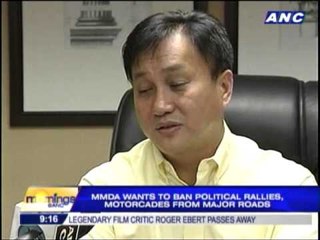 Should gov't ban motorcades on major roads?