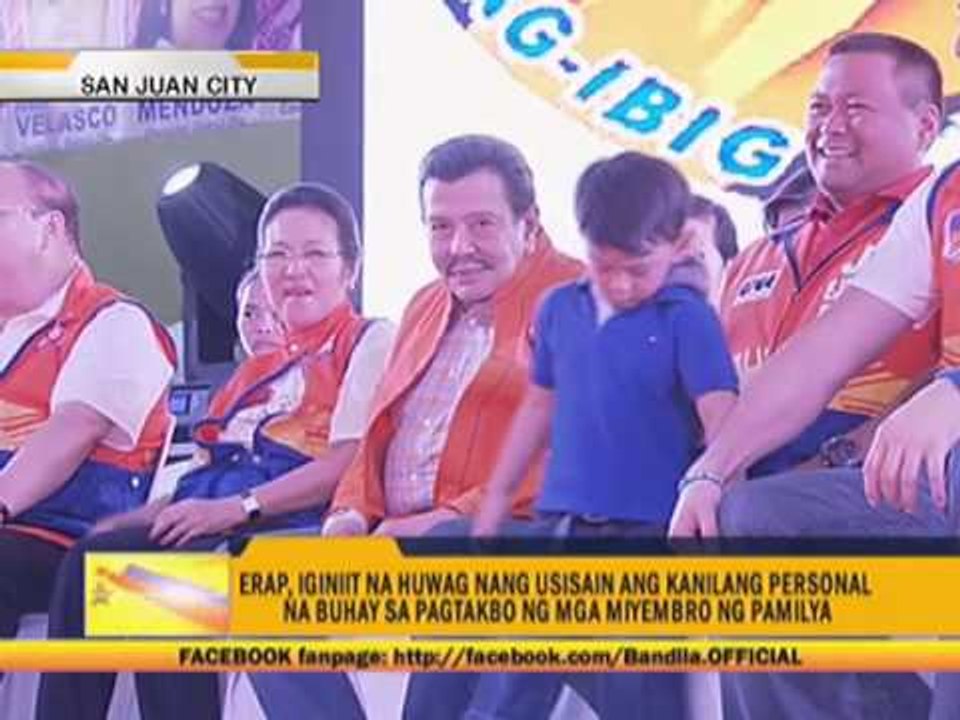 Erap: Look at performance, not family matters