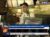 Starbucks CEO visits store branch at Rockwell Grove