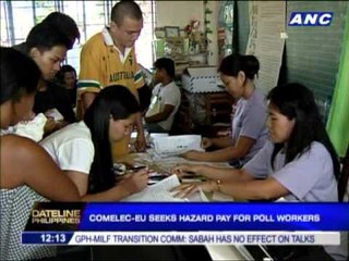 Comelec union seeks hazard pay for poll workers