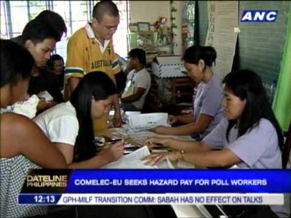 Comelec union seeks hazard pay for poll workers