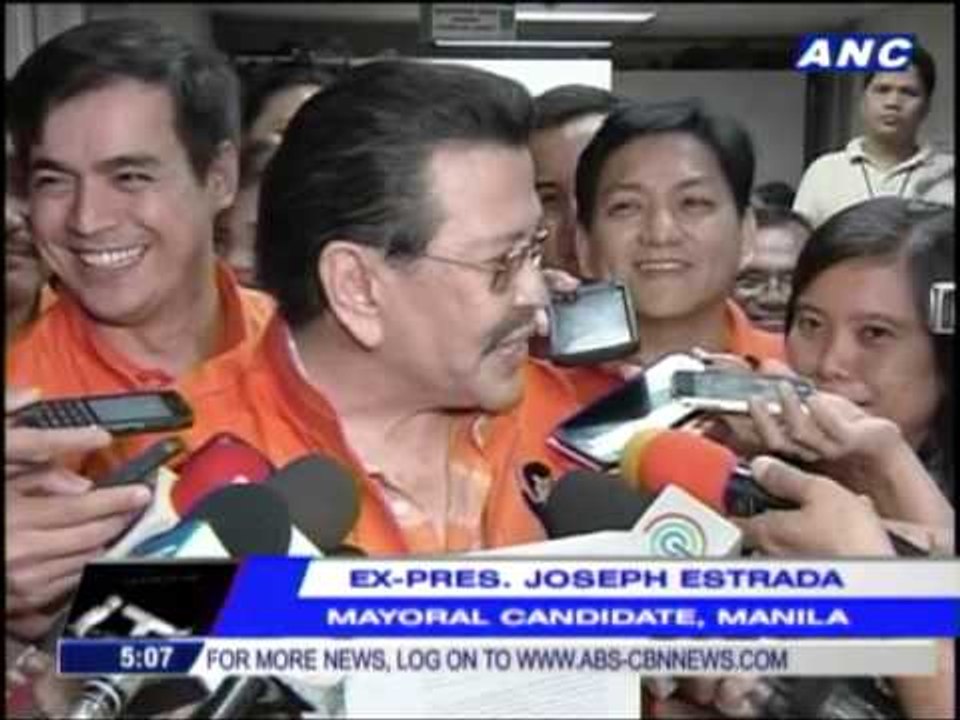 Disqualification case vs Estrada junked