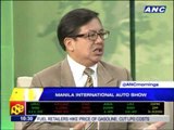 Over 300 cars in this year's Manila International Auto Show