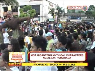 Parade of 'giants' ushers in Albay's Daragang Magayon festival