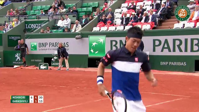 Kei Nishikori 3-0 Teymuraz Gabashvili: Tứ kết điểm danh Nishikori