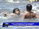 DSWD 'rescues' kids swimming in Manila Bay