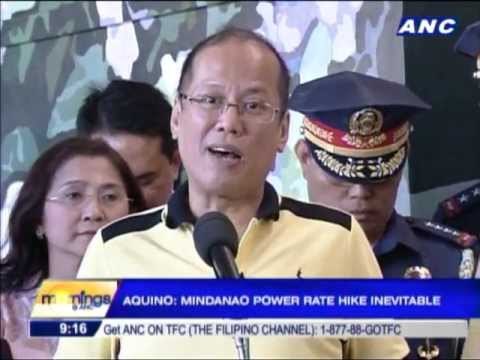 Aquino: Mindanao power rate hike inevitable