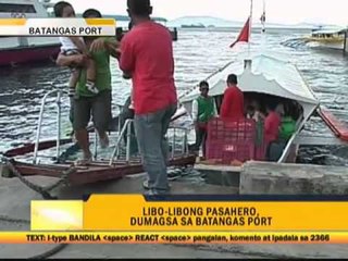 Download Video: More passengers expected at Batangas port