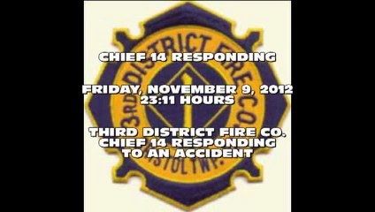 Chief 14 and Rescue 10 Responding