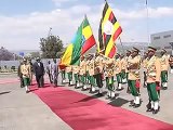 President Museveni arrives for the Ethiopian State Visit