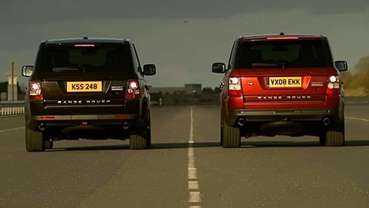 Range Rover Sport Supercharged 0-100-0 MPH Comparison 5.0 4.2
